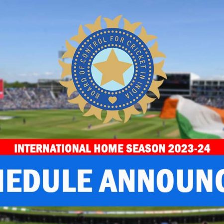 Indian Cricket Team’s Home Season Announced, 5 Tests Locked Vs England